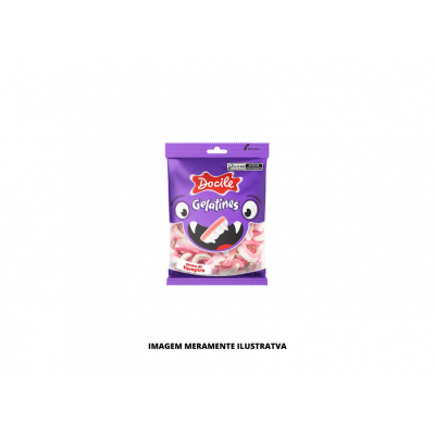 BALA - DOCILE - 80g GELATINA DENTES DE VAMPIRO